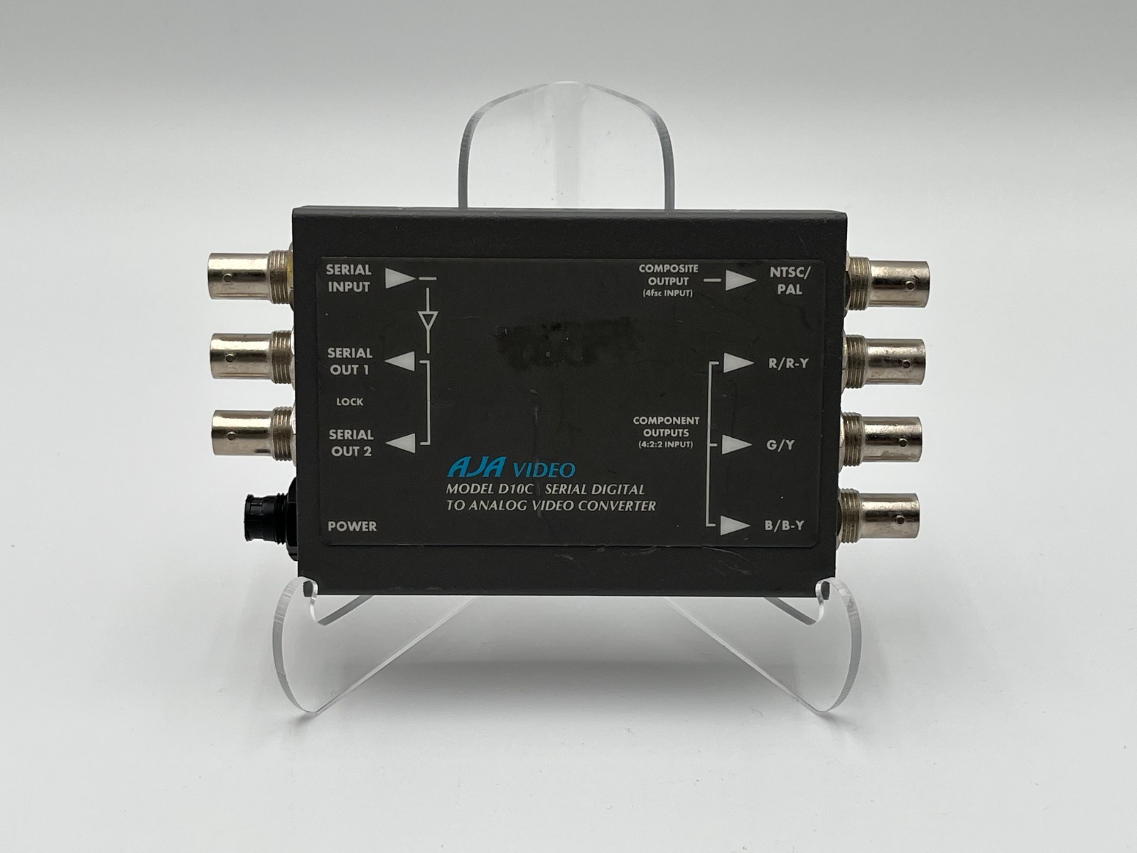 AJA D10C Serial Digital to Analog Video Converter, Power Tested