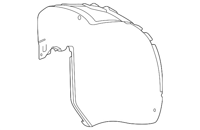 Genuine GM Wheelhouse Liner 85753021