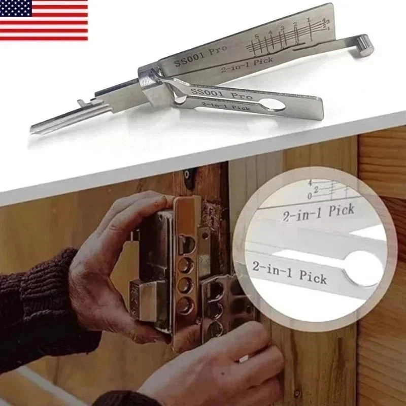 2-in-1 Hook & Pick Tool Set, Portable Precision Tools with Ergonomic Handle