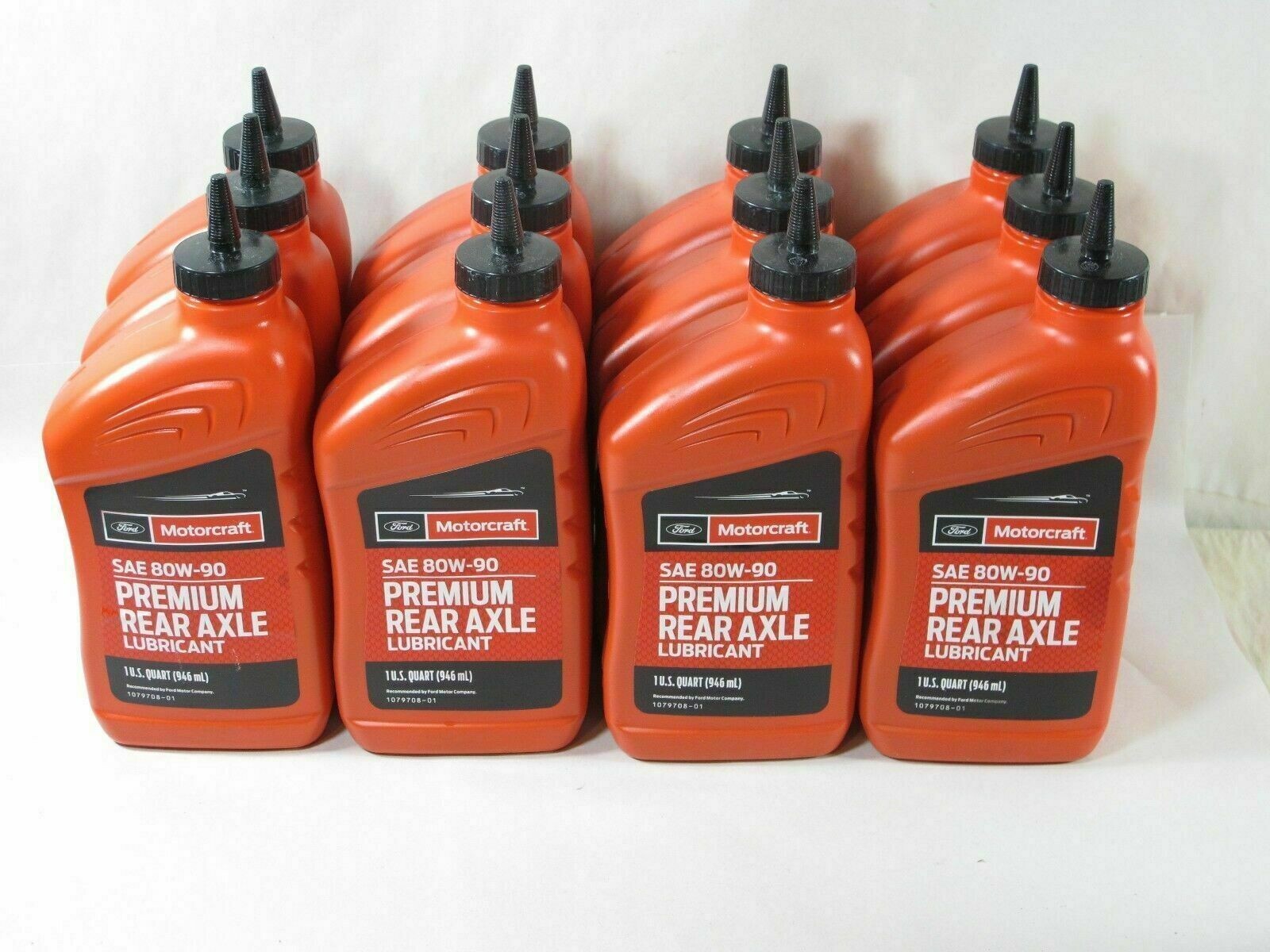 1 Case  Motorcraft Ford Fluid XY-80W90-QL SAE 80W-90 Premium Rear Axle Gear Oil