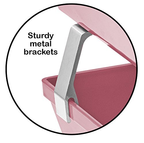 Acrimet Facility 2 Tiers Double Letter Tray Front Loading Design (Solid Pink)