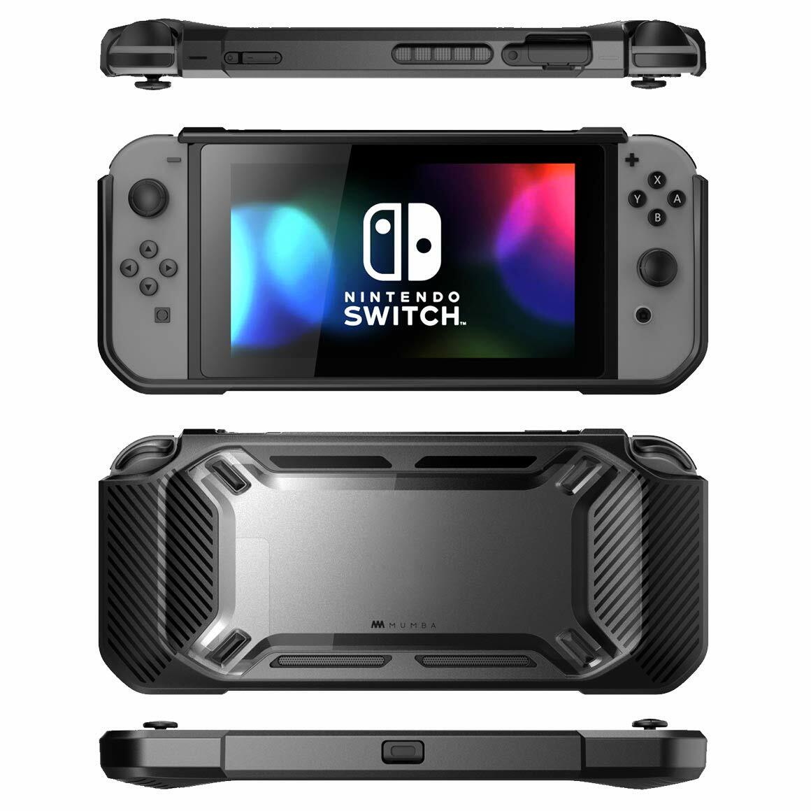 For Nintendo Switch Console Grip Case Cover, Mumba Protective Shockproof Shell