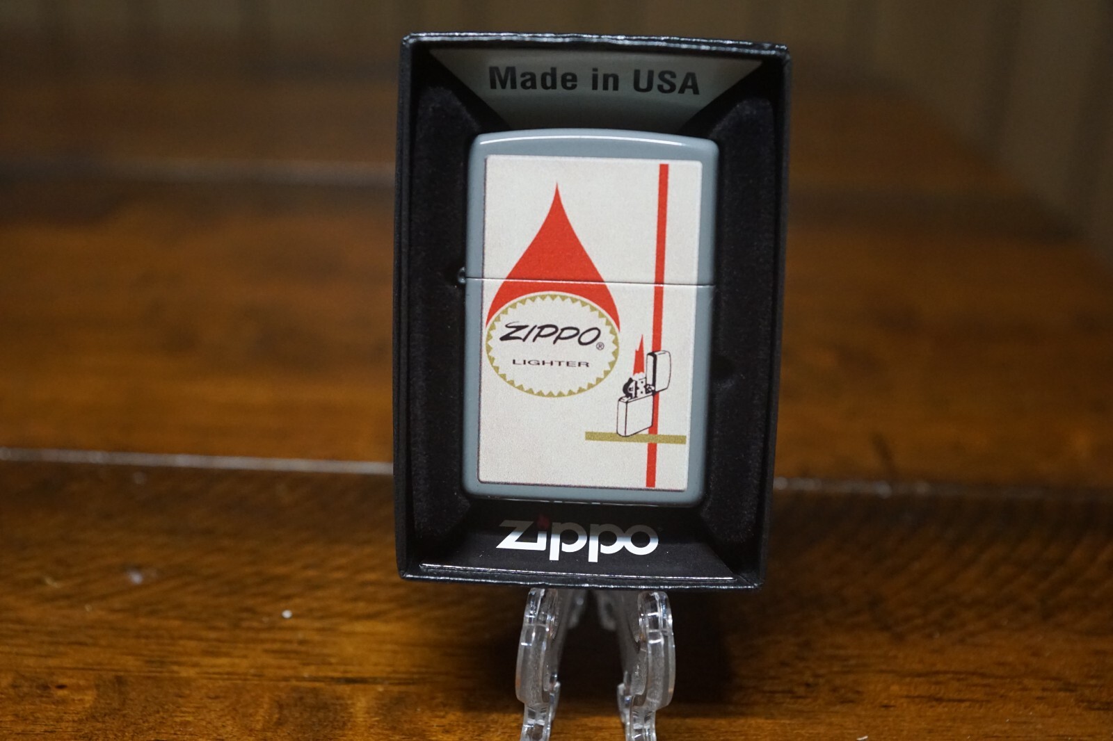 1960'S TO 1970'S ZIPPO BOX DESIGN ZIPPO LIGHTER MINT IN BOX