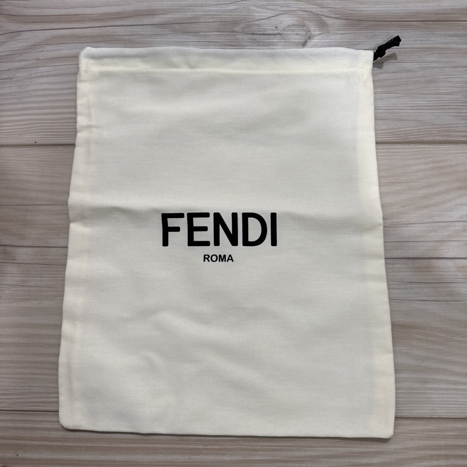 FENDI Dust Bag 10.5  X 13 Inch Authentic Storage Off White Excellent Shoe /Purse
