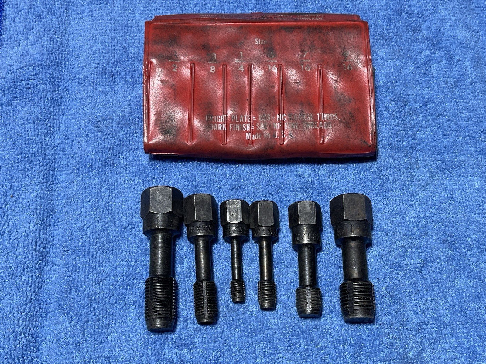 Blue Point Hex Drive Rethreader Tap Set - TRT6F (Made In USA)