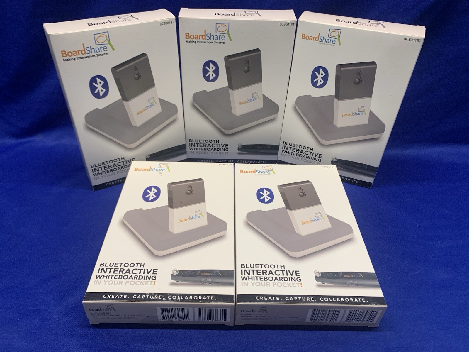 BoardShare BC8001BT Smart Bluetooth Interactive Whiteboard Device - Sealed Lot 5