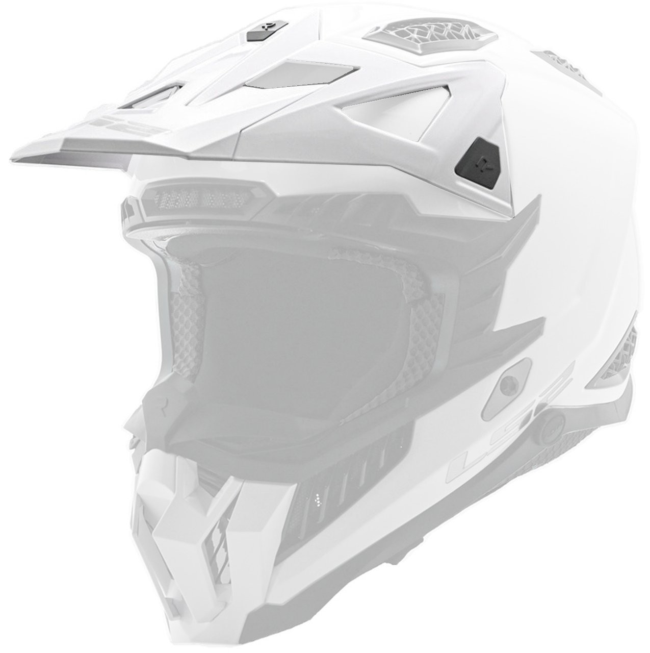 LS2 X Force Helmet Visor/ Peak