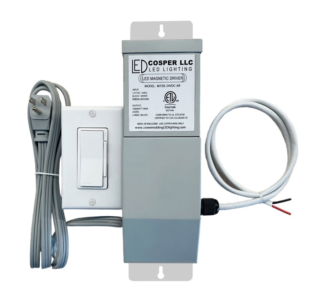 150W Magnetic LED Transformer 23.V5- 24.5V  BEST you can buy! No high volt loads