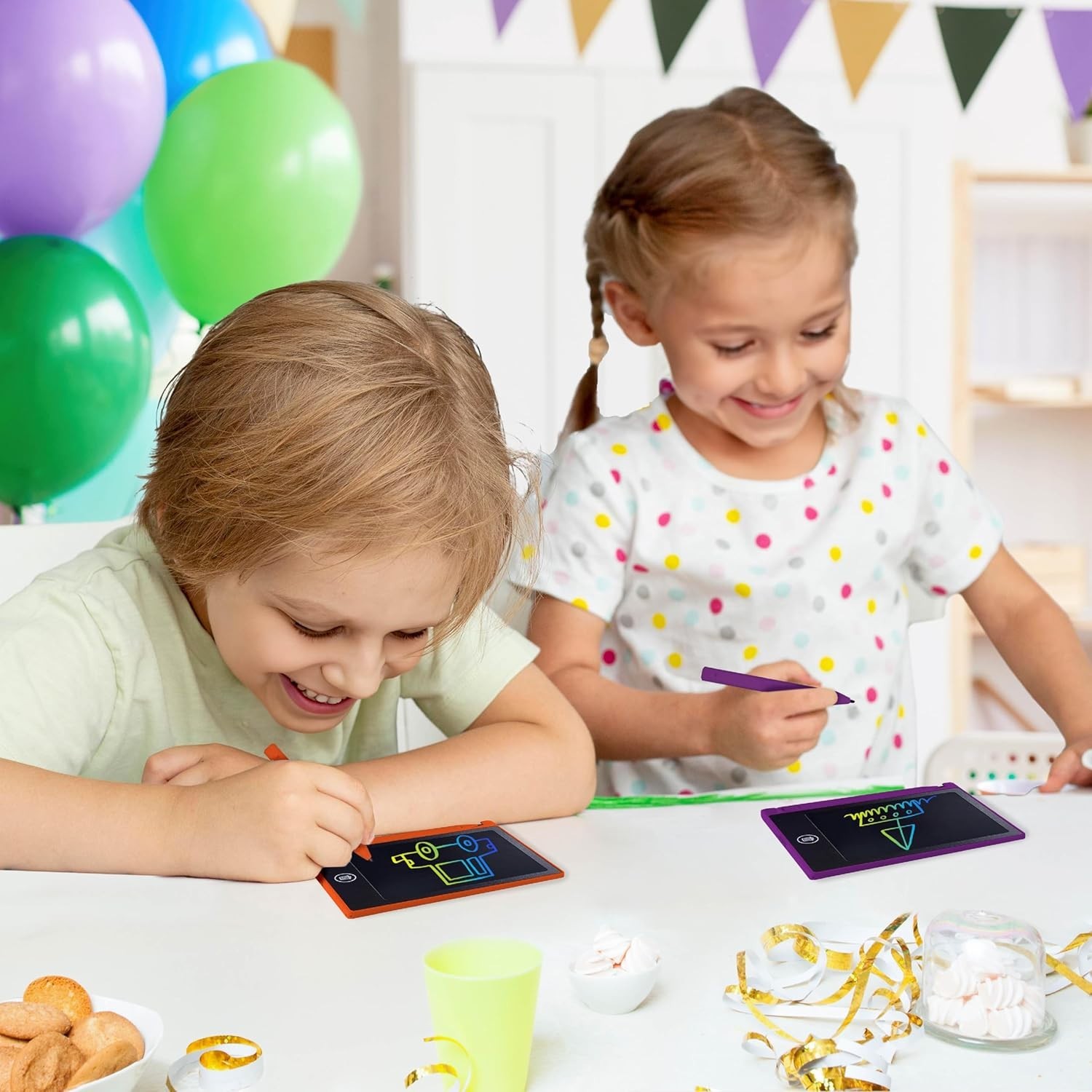 Versatile 4.5'' Kids LCD Writing Tablets - 24 Pack for Creative Learning Fun
