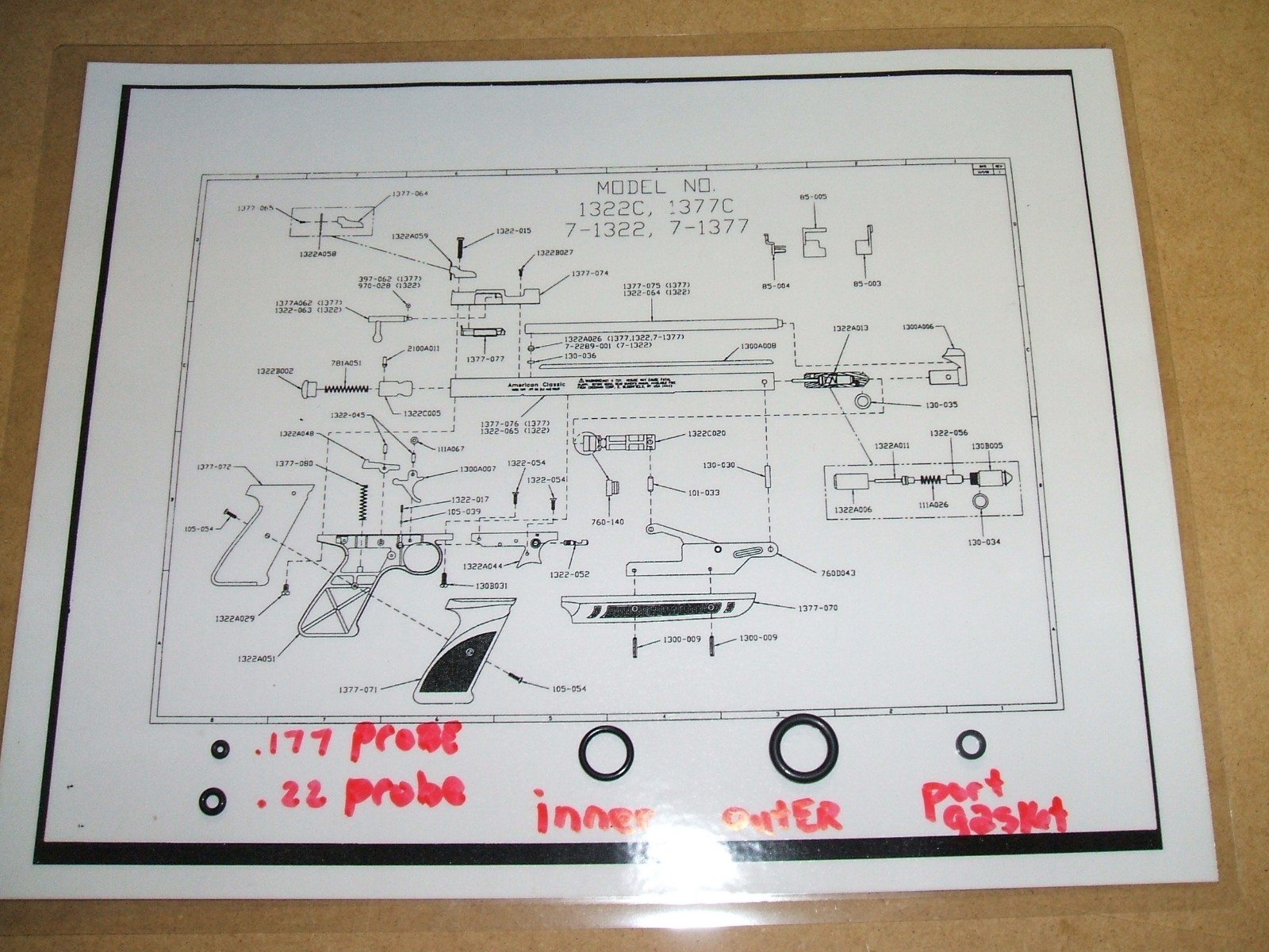 TUNE-UP REBUILD RESEAL O-RING KIT W/ CUP for Crosman Bolt Action 1377 1322 2289