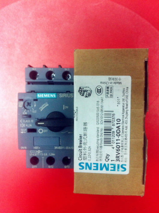 Siemens 3RV6011-0EA10 3RV60110EA10 0.28-0.4A Circuit Breaker -New Free Ship *UP