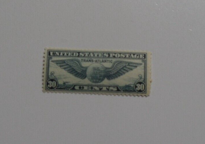STAMPMART: USA 1939 SC#C24 TRANS-ATLANTIC 30c GLOBE & WINGS AIRMAIL OG MNH STAMP