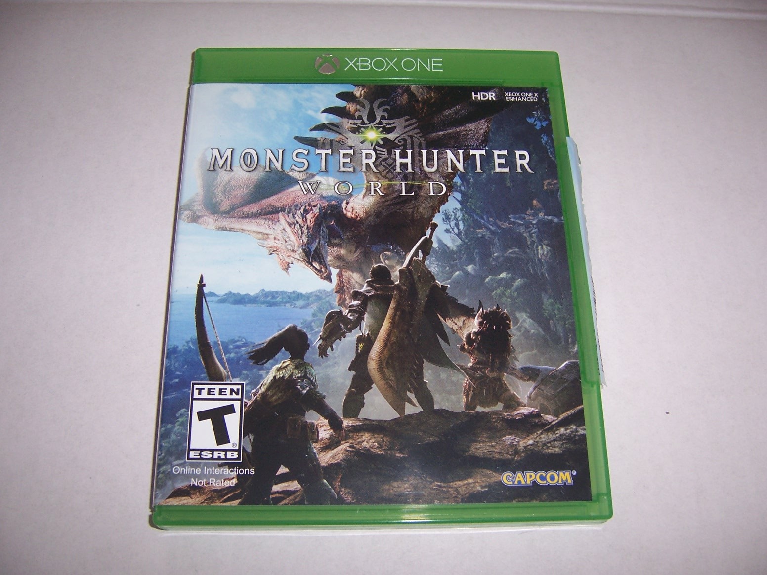 Original Replacement Case Box Xbox One XB1 Monster Hunter World *NO GAME*