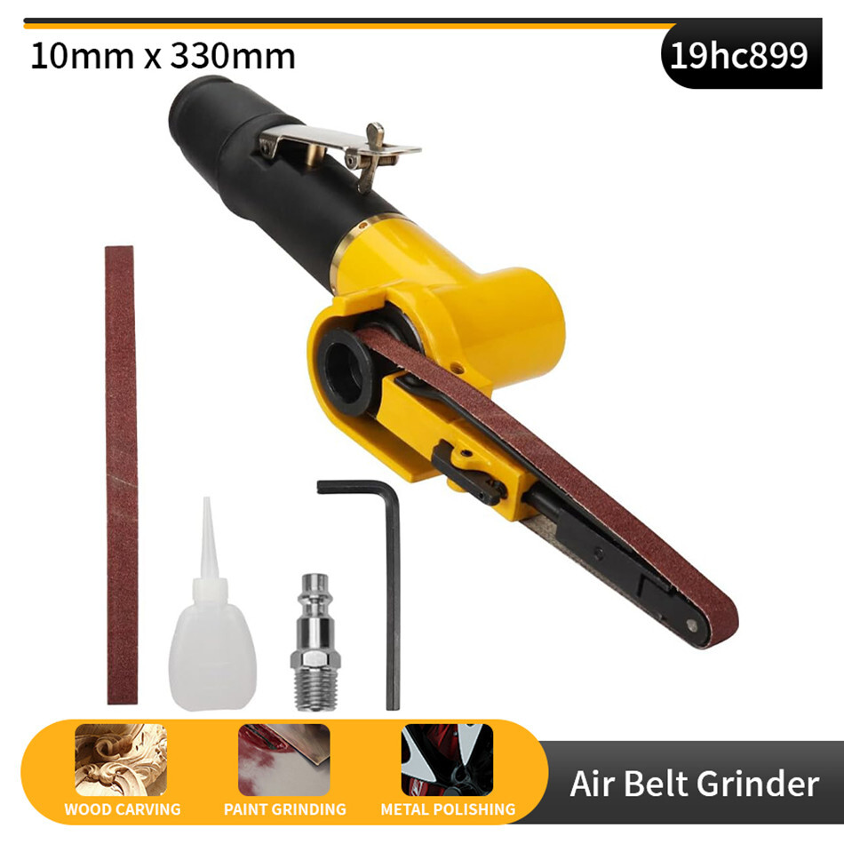 SMALL MINI AIR OPERATED POWER BELT SANDER SANDING GRINDER FILE NARROW WIDTH 3/8