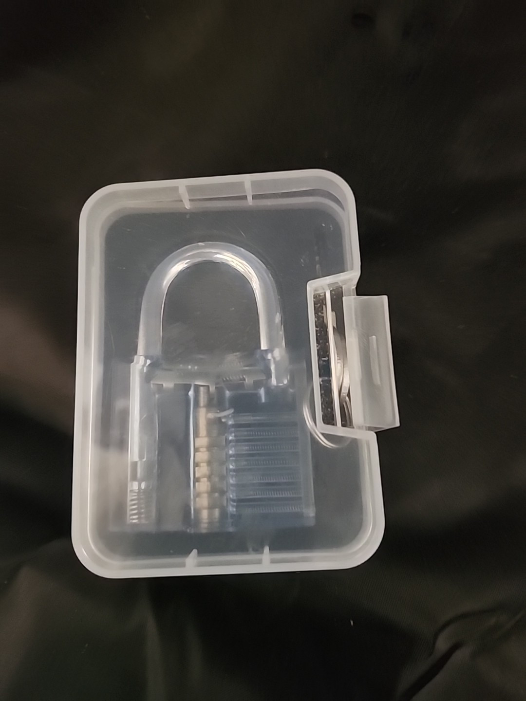 New Transparent Lock With Keys Clear With Case SS20