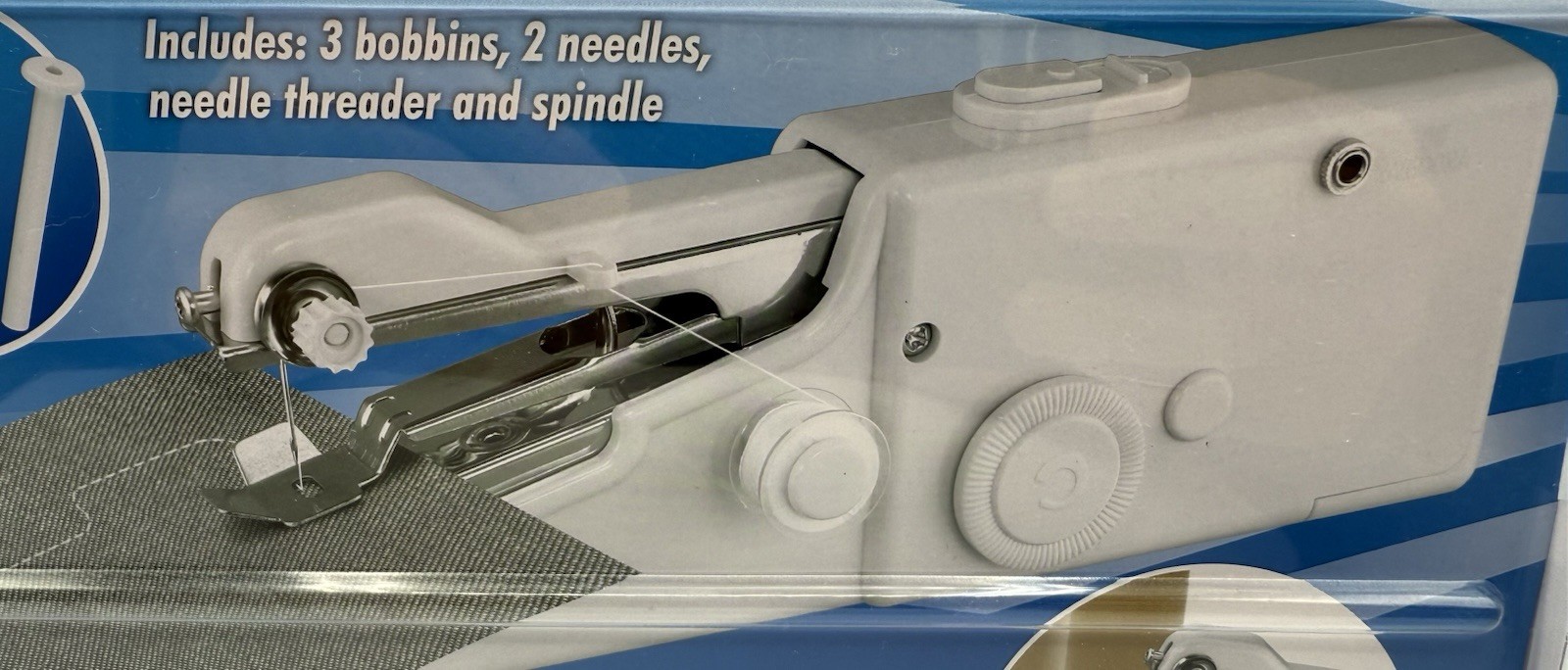 Sew Great Portable Sewing Machine by Total Vision Products Battery Operated