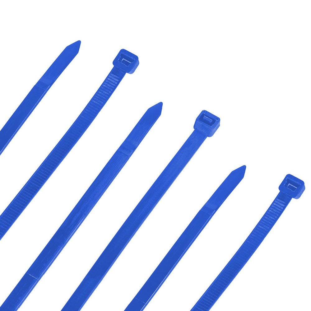 NavePoint 22 Inch Nylon Blue Cable Ties 120 Lbs  100 Pack