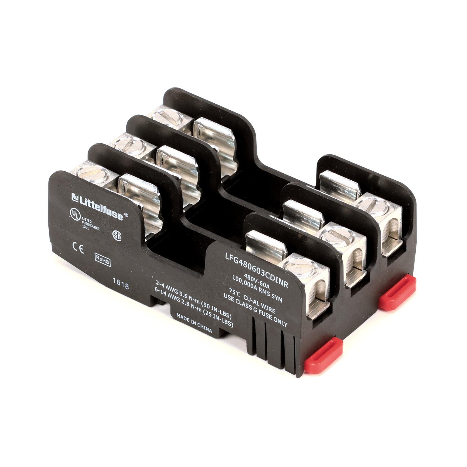 Alto Shaam Fuse Holder, 60A 480V Class G FU-35728 - Genuine OEM Replacement Part