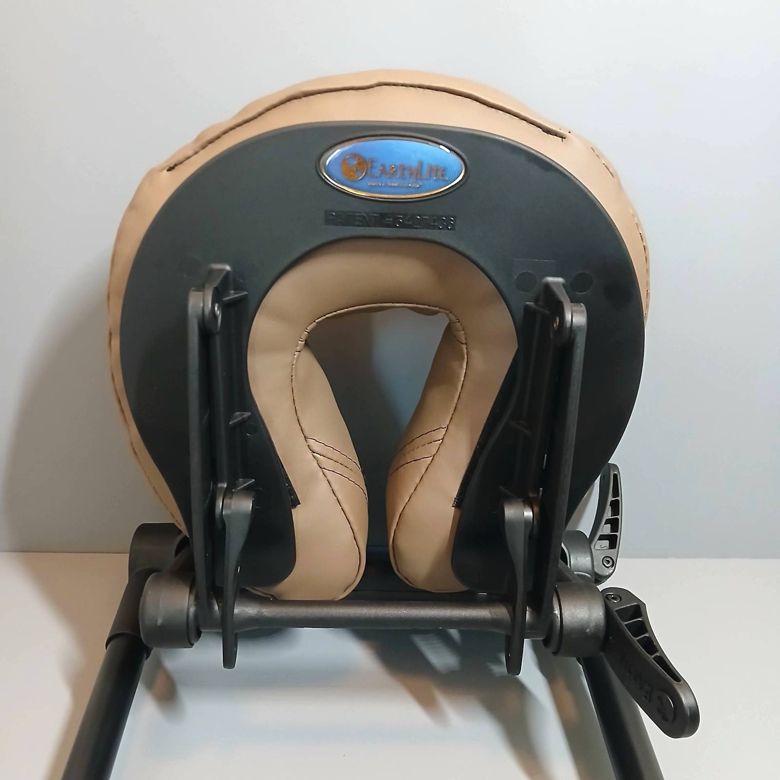 EarthLite Deluxe Adjustable Face Cradle Headrest for Massage Table – Dual Levers