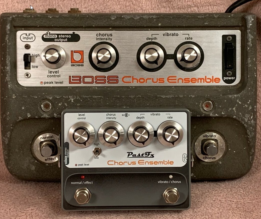 PastFx Chorus Ensemble Deluxe BBD Boss Ce1 Clone Plus True Bypass Mod