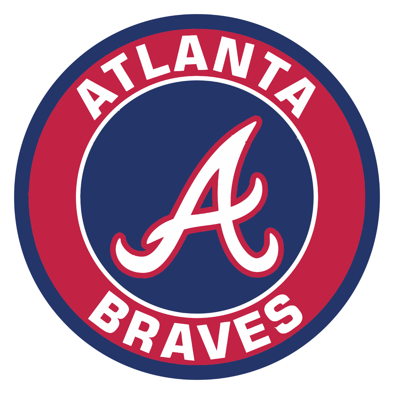 Atlanta Braves MLB Baseball Full Color Sports 3" Decal Sticker (BUY2 GET 1 FREE)
