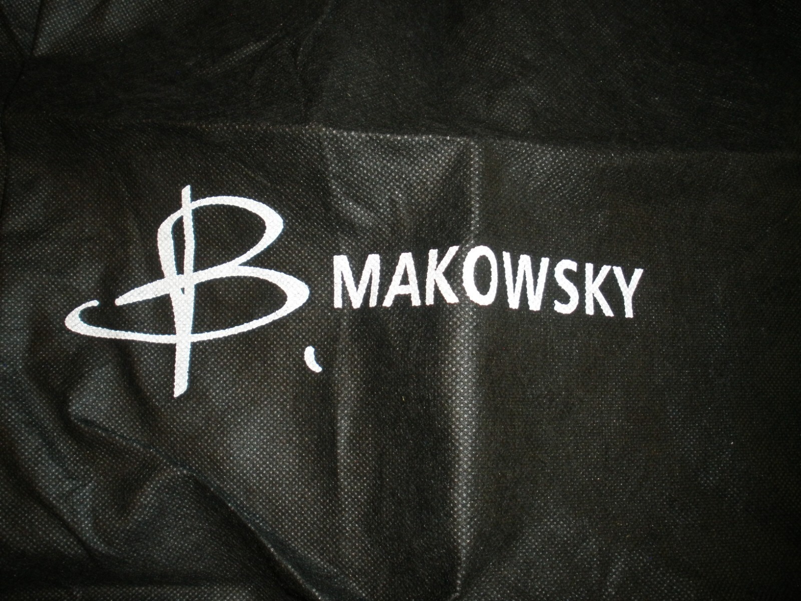 B. Makowsky Protective Dust Bag ONLY 20"x22" EUC Black (P43)