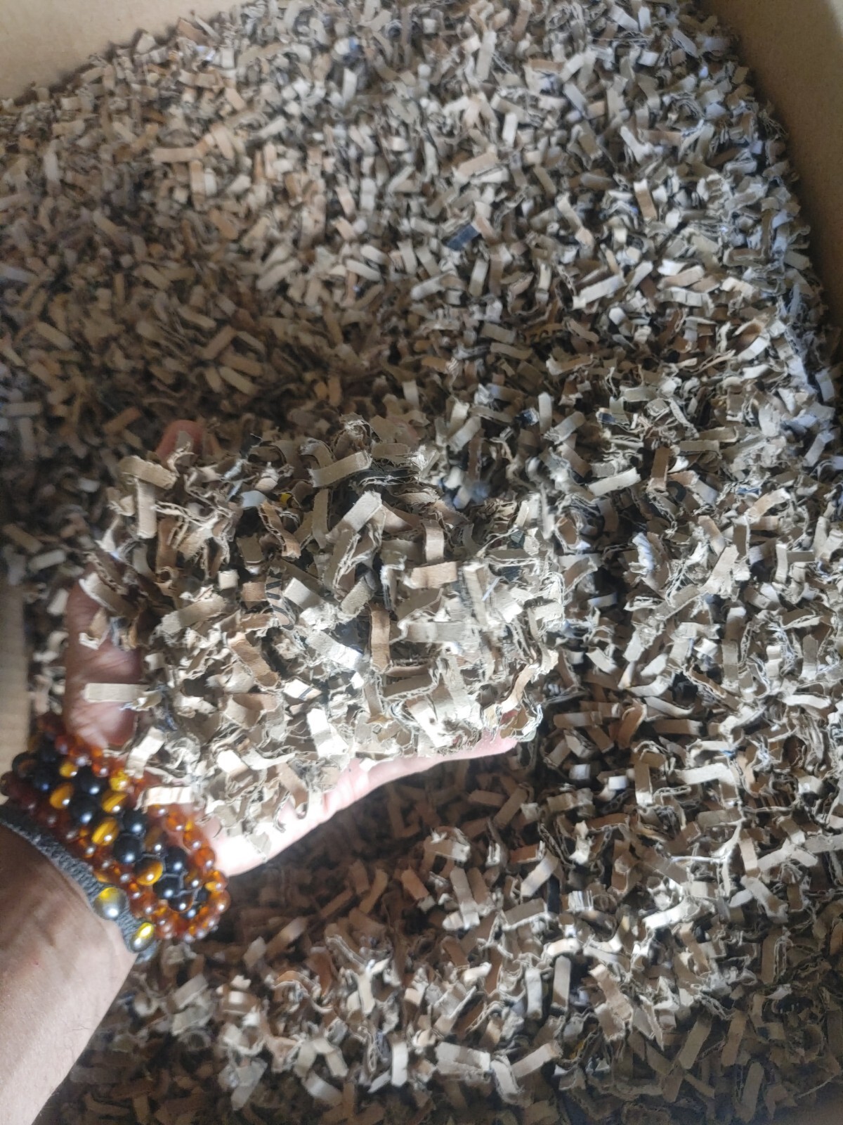 10 lbs - Shredded Cardboard - ECO Friendly Packing Material- Loose Void Fill