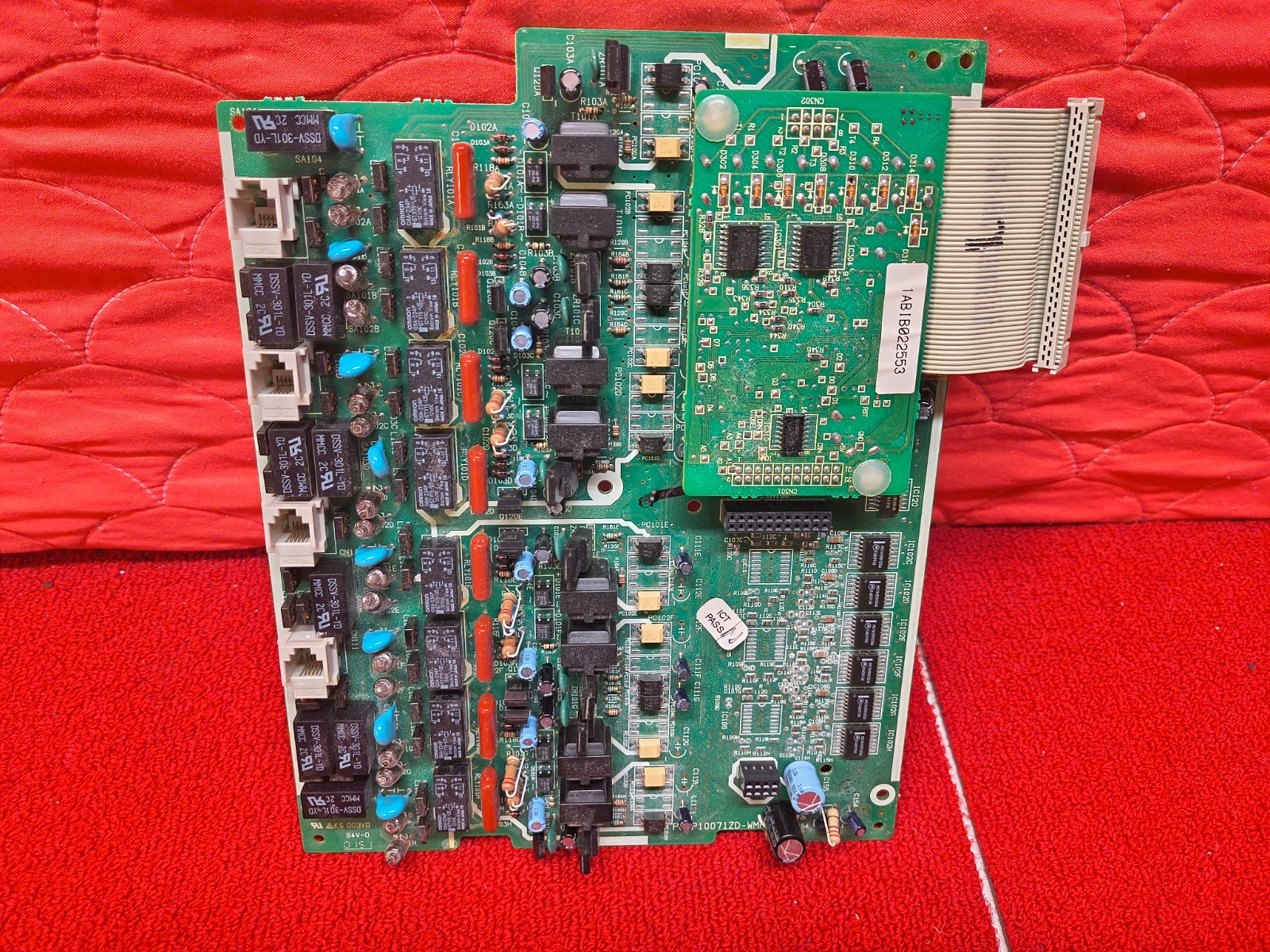 Used Panasonic PQUP10071ZD KX-TD1232 4 Port Line Card Good Condition
