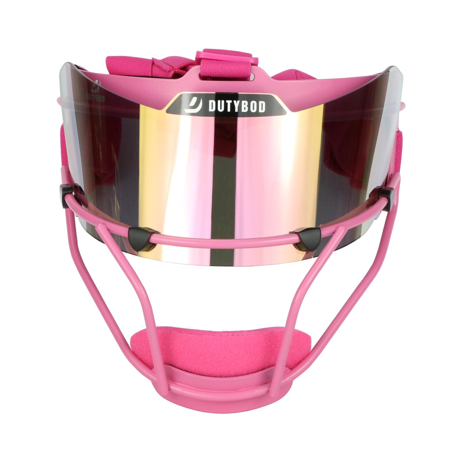 DUTYBOD Softball Face Mask Lightweight and Comfortable with adjustable, black