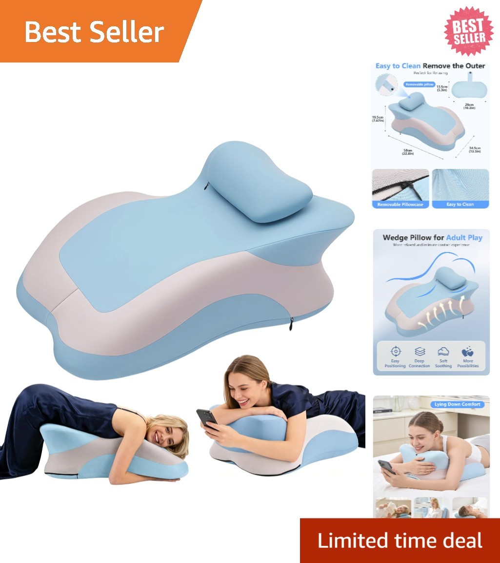 Sweet Spot Couple Pillow Couple Pillow Hip Pad Wedge Pillow Memory Foam 27°Angle