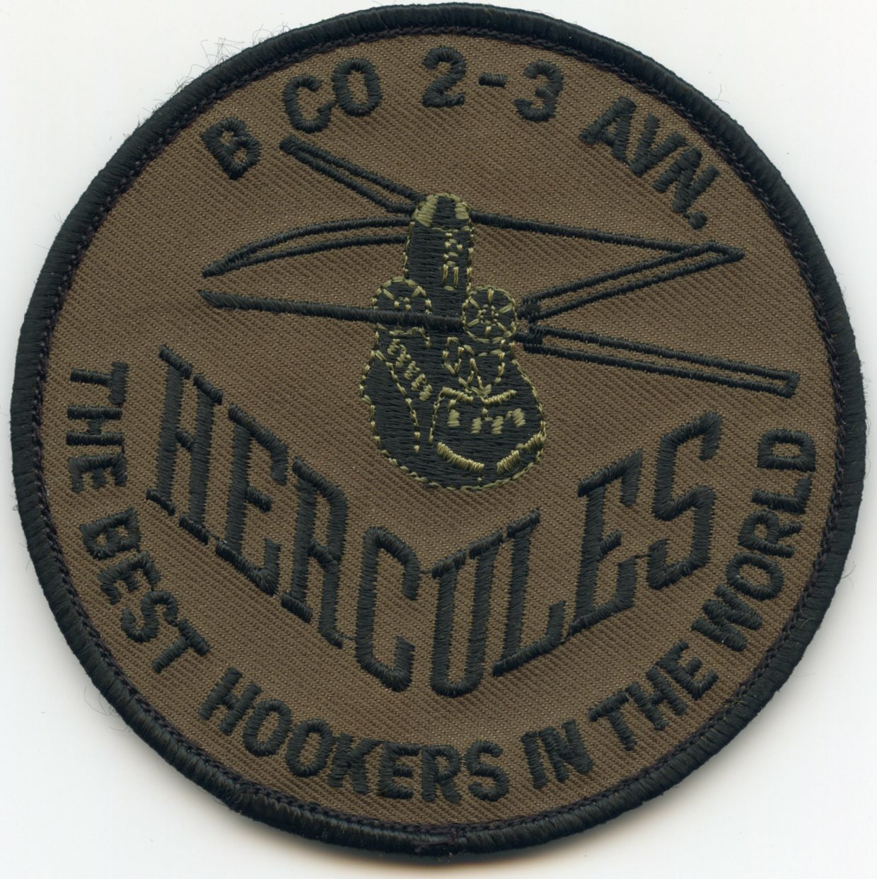 HERCULES HELICOPTER The Best Hookers In The World AVIATION MILITARY police PATCH
