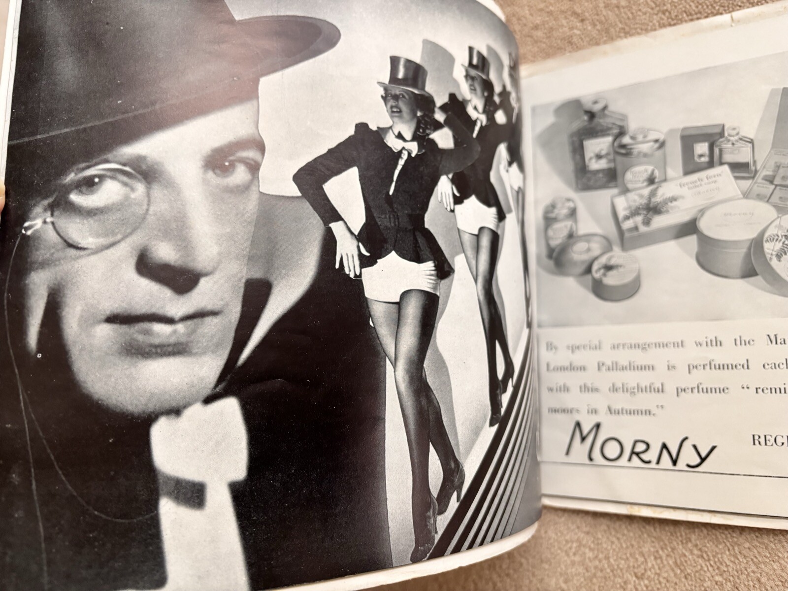 CARDINI SOUVENIR PROGRAMME 1937 PALLADIUM