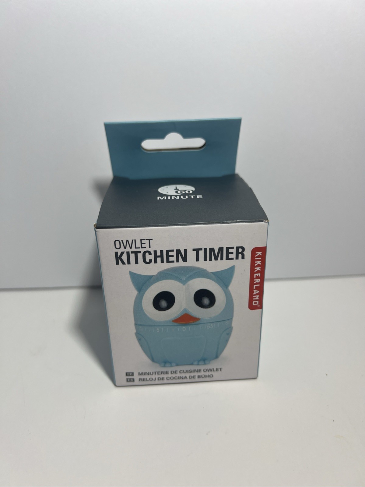 Kikkerland 1- Hour Kitchen Timer Blue OWLET Little Owl