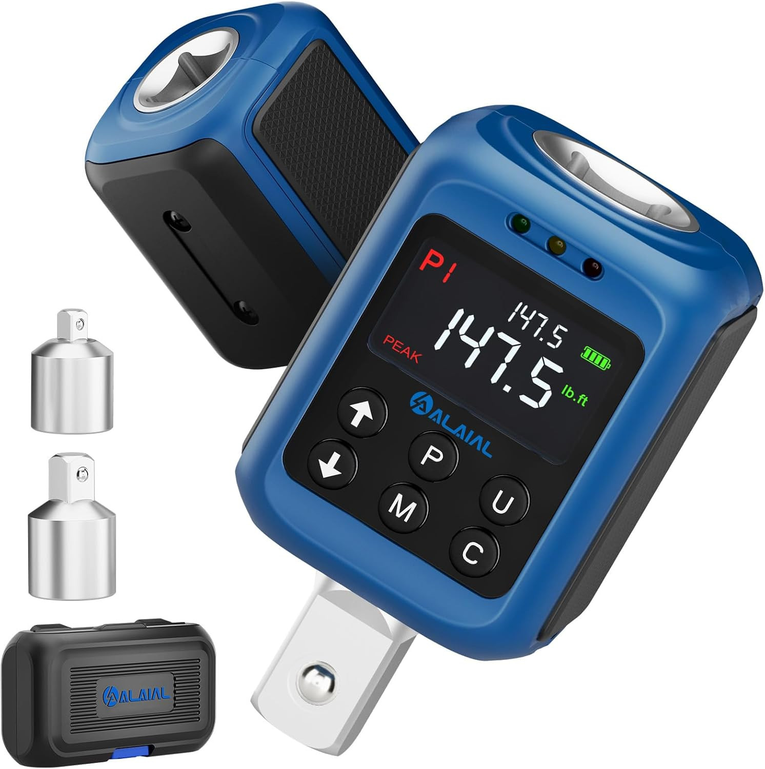 Digital Torque Adapter 1/2" Drive, 2.2-147.5 Ft-Lb/3-200 Nm | Digital Torque