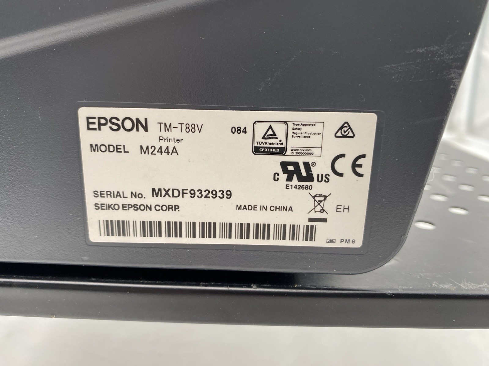 Epson TM-T88V M244A Thermal Receipt Printer USB / Serial / RJ11