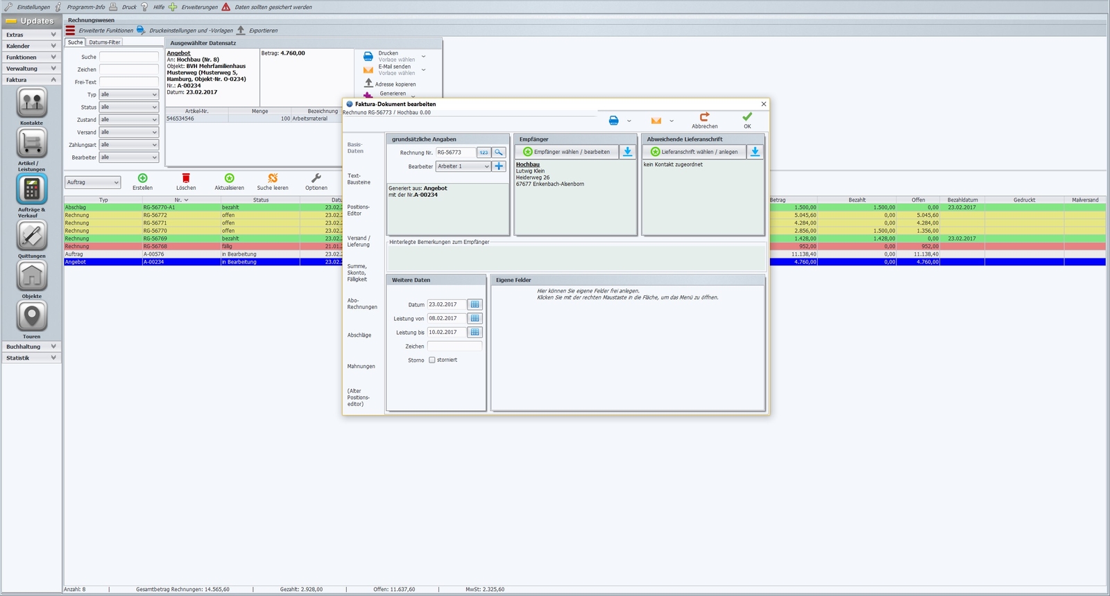 Invoice Manager Craftsman Offers, Invoices Software, Craftsman Program, IT