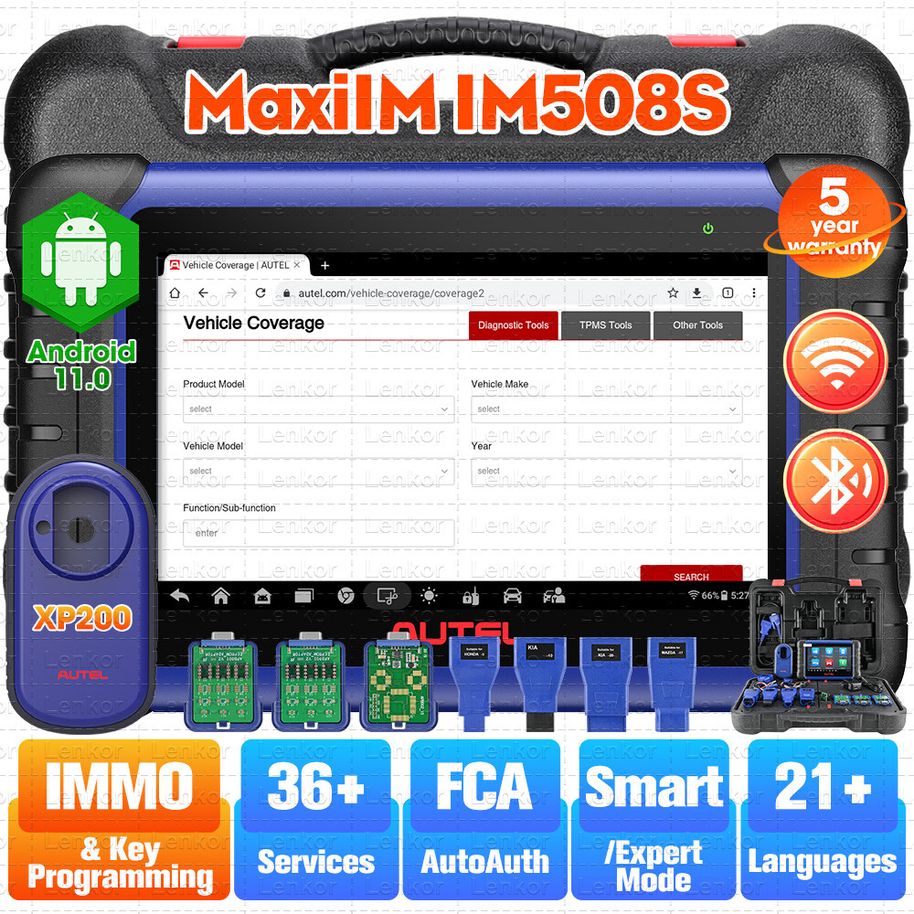 2024 Autel MaxiIM IM508S Key Fob Programming Full System Diagnostic Tool Scanner