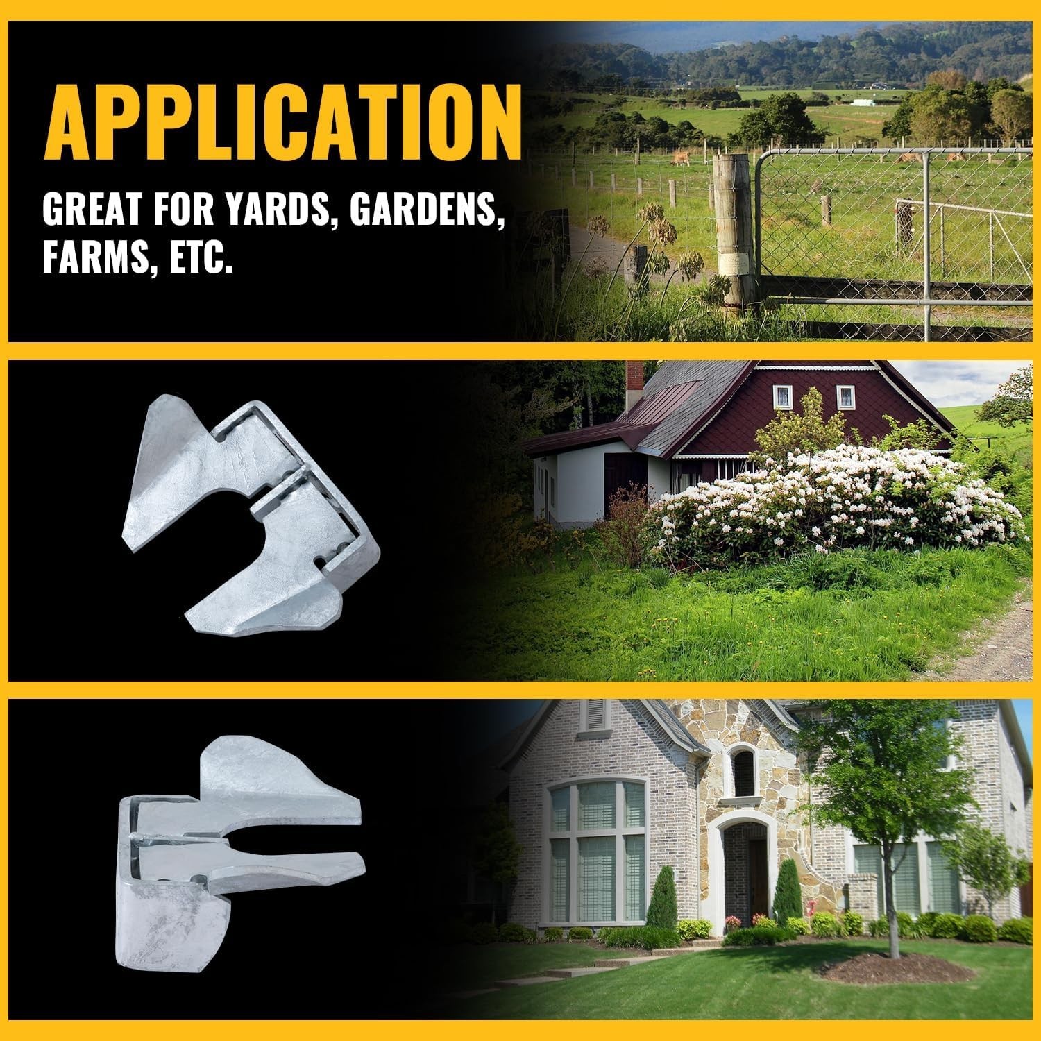 Heavy-Duty Galvanized Butterfly Latch for Gates - Smooth Operation & Security