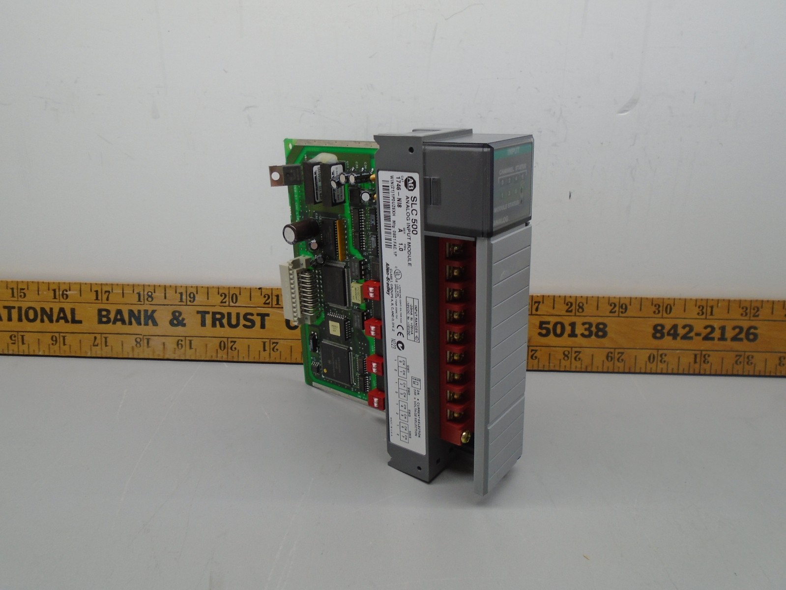 Allen Bradley  1746-NI8 frn 1.0  SLC 500 Analog Input Module Read Description W3