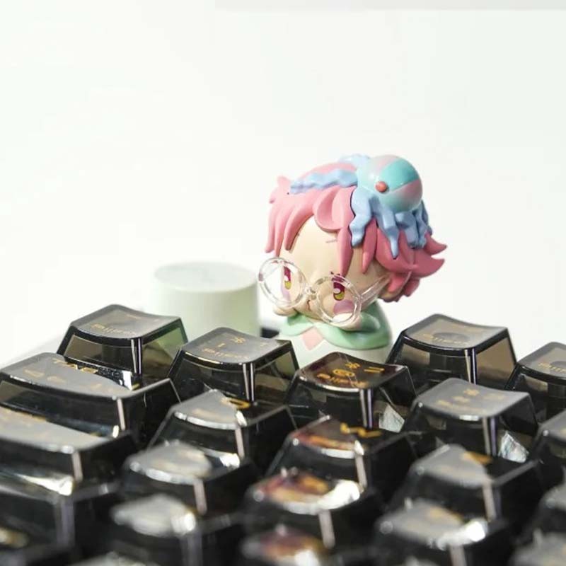 Alien Stage MIZI Anime KBC Keycap Figure Kforce Cosplay Keyboard Cap Morden Gift