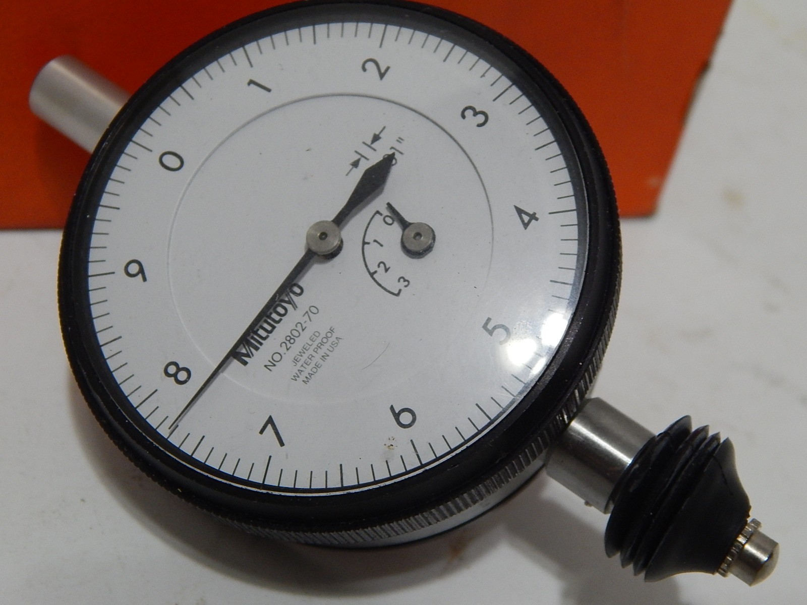 MITUTOYO 2802-70 .0001 INDICATOR 2" FACE