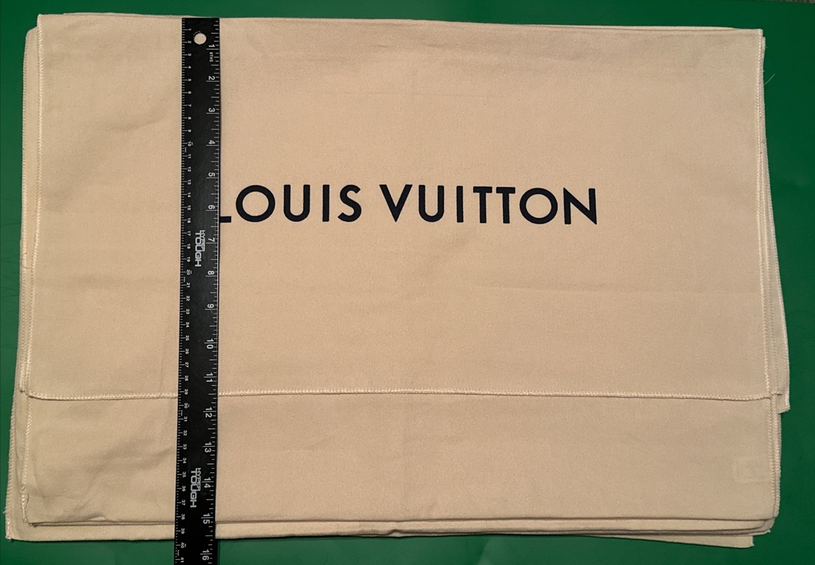 Authentic Louis Vuitton Dust Cover Bag, Beige “22x15” Envelope Type