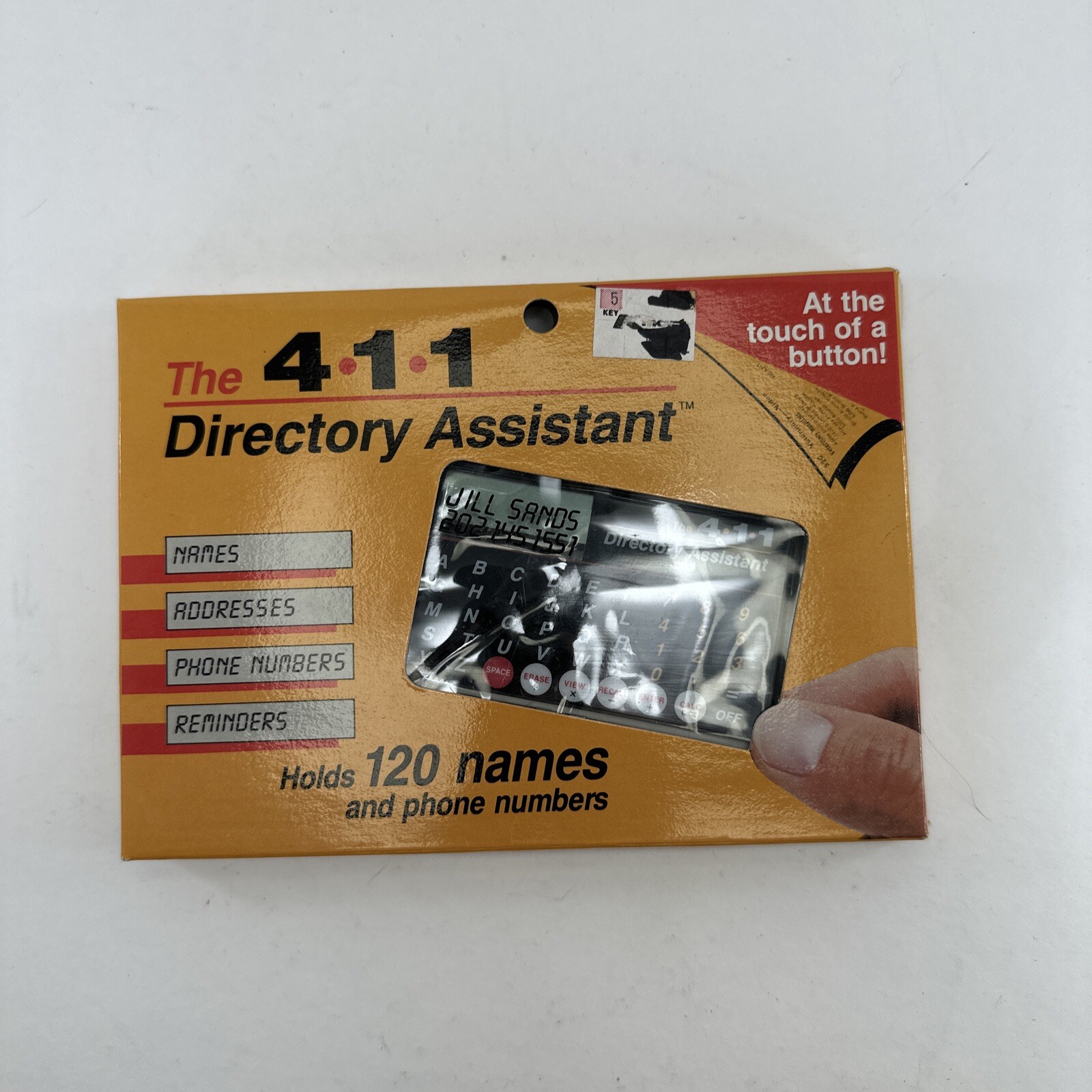 1988 The 411 Directory Assistant 150 Names And Numbers With Box And Instructions