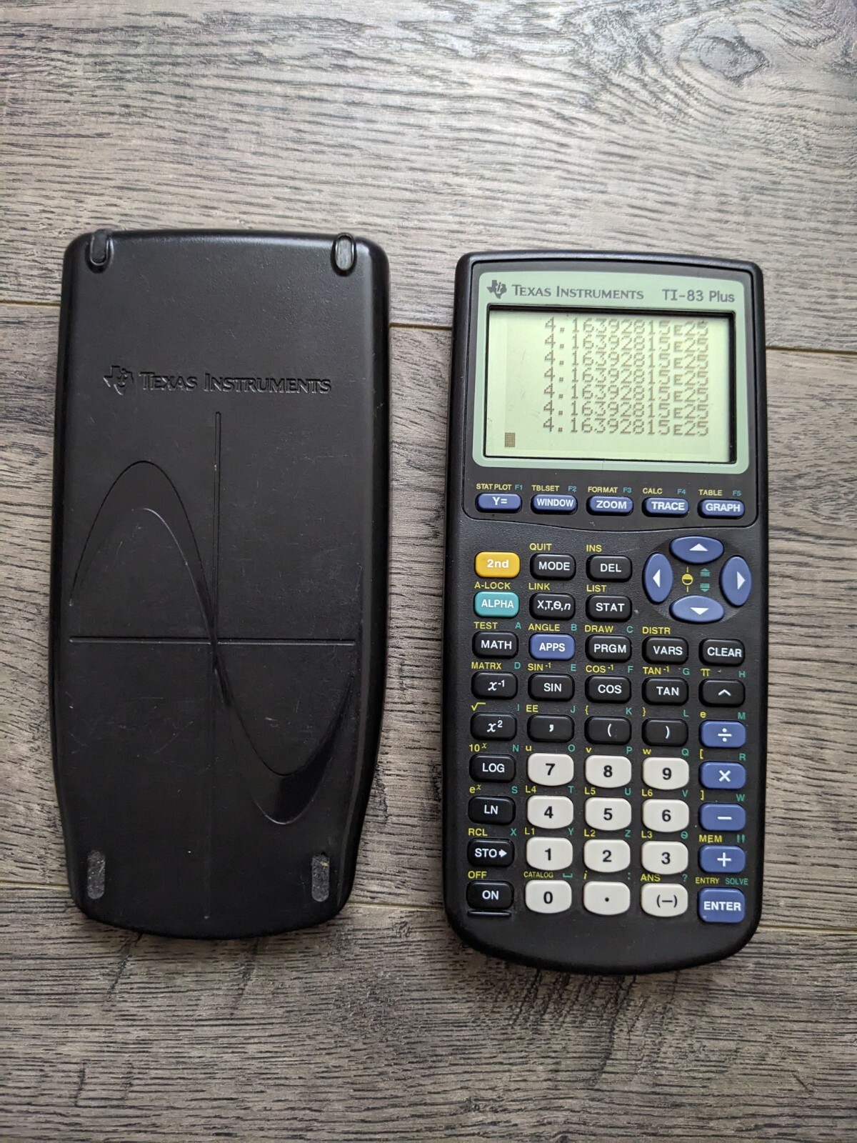 Texas Instruments TI-83 Plus Graphing Calculator With Cover