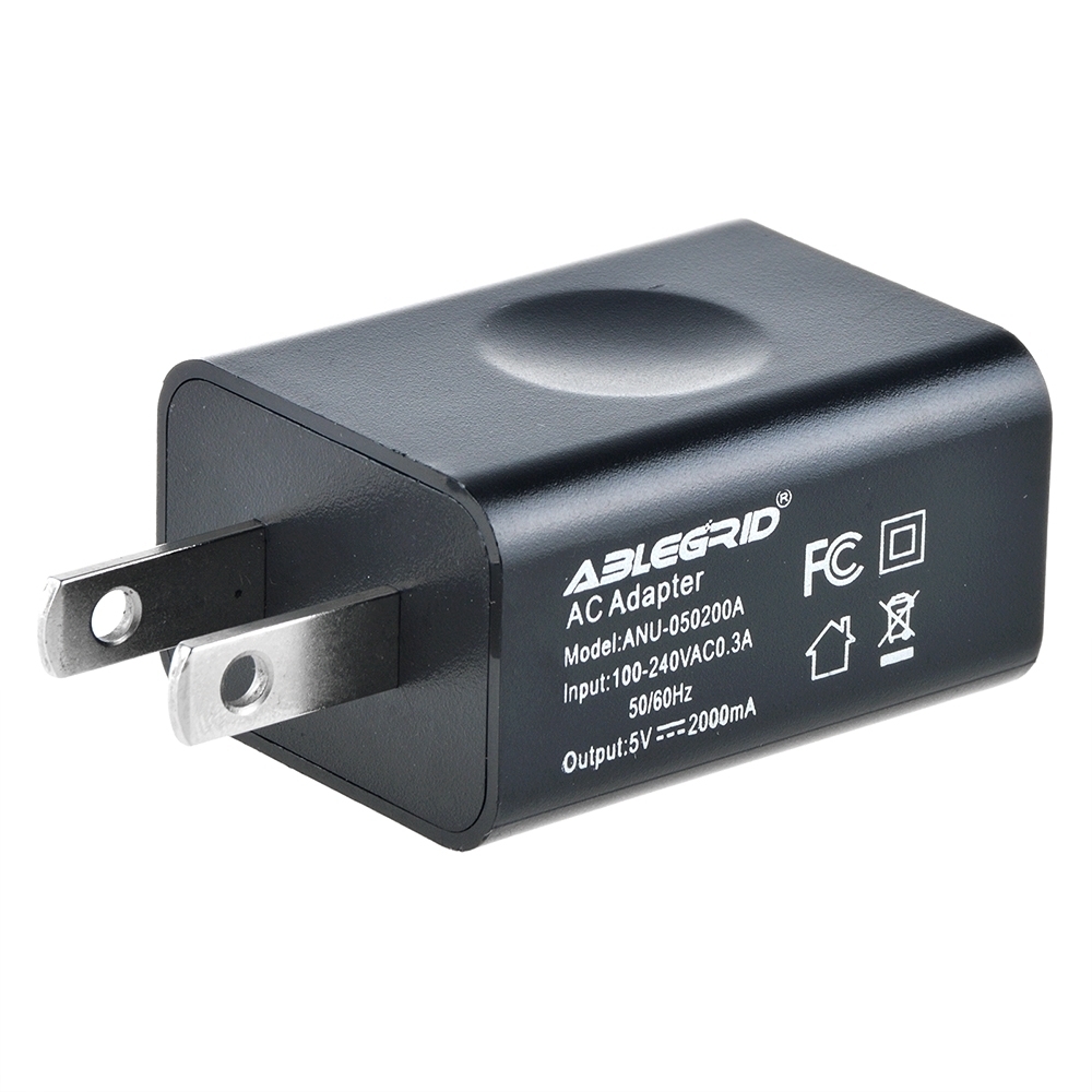 US Plug 5V 2A USB Port Wall Charger 5 Volt 2 Amp AC-DC Power Adapter Converter