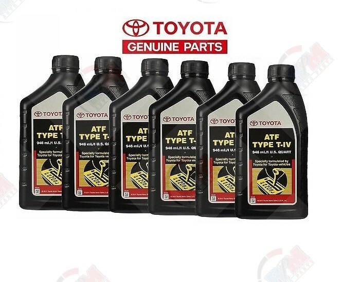 Genuine FOR Toyota Lexus ATF Type T-IV Automatic Transmission Fluid OEM 6 Qts.