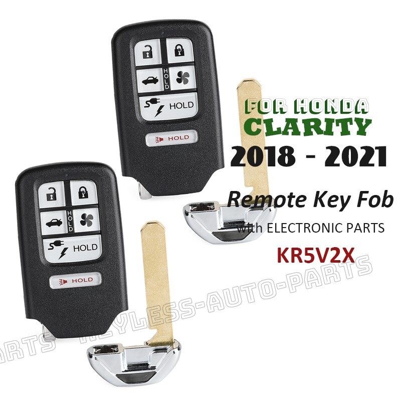 2x KR5V2X for Honda Clarity 2018 2019 20 2021 Keyless Remote Key Fob A2C98676600