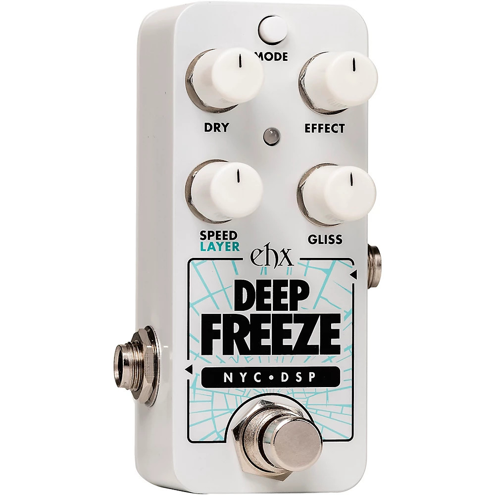 Electro-Harmonix Deep Freeze Sound Retainer Effects Pedal White