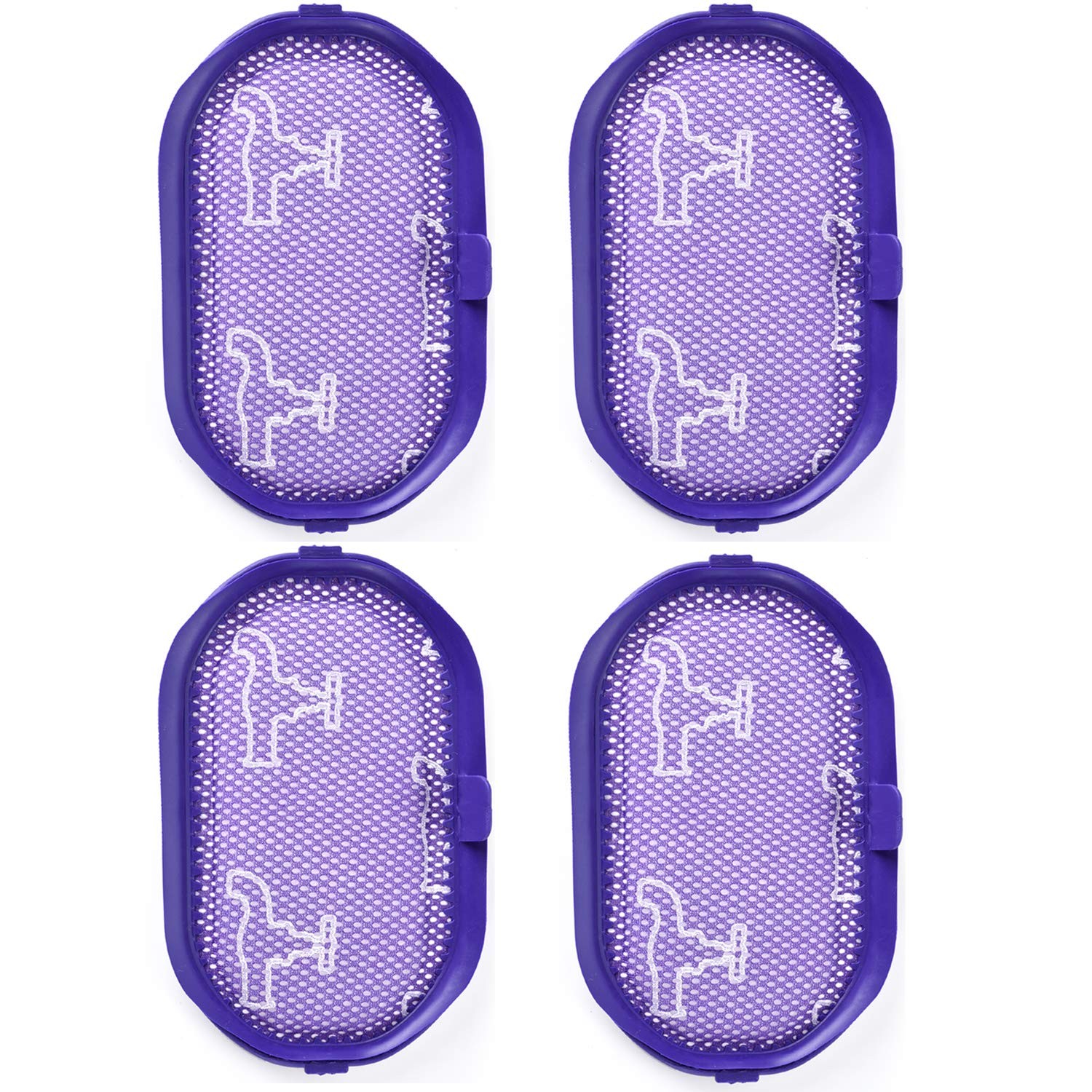 4Pk Filter for Dyson DC44 Animal, DC35, DC31, DC56, DC34, DC30 Digital Slim E...