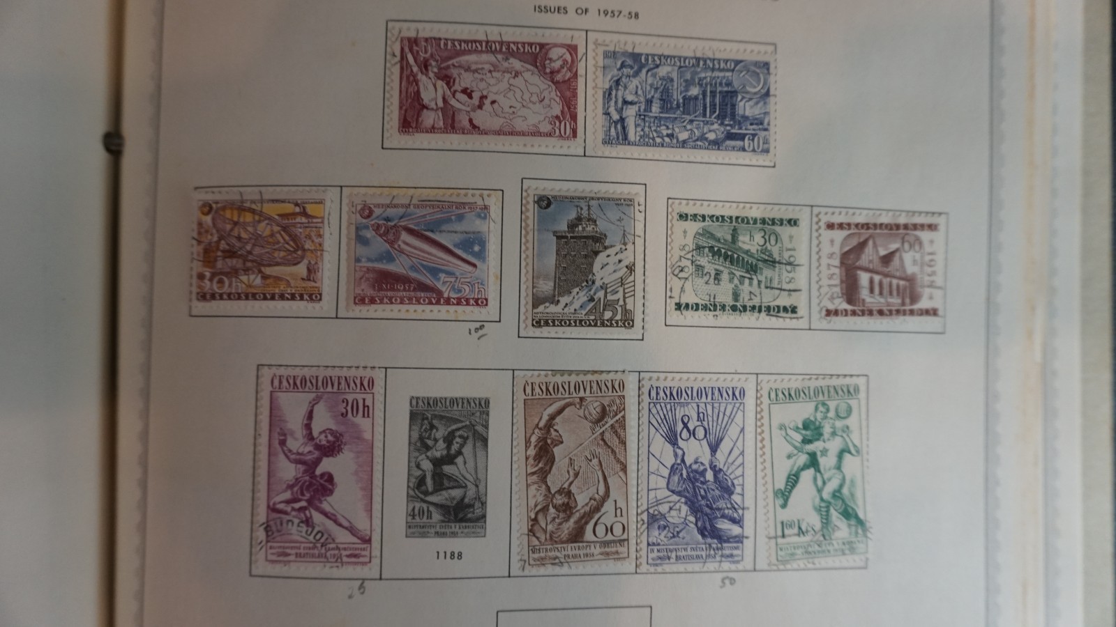 Czechoslovakia nice collection in album